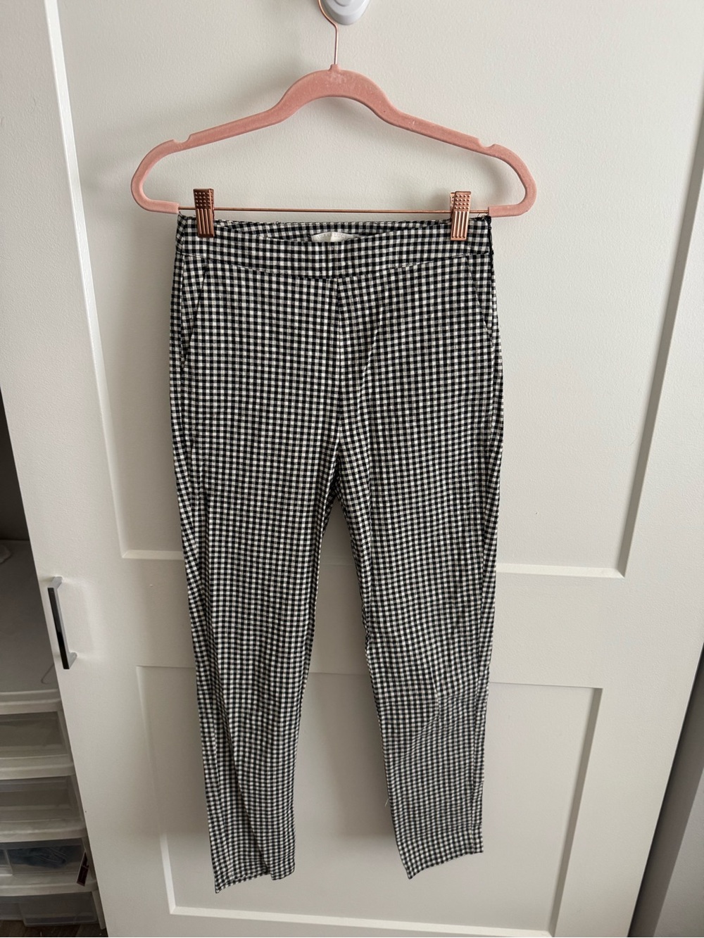 Black & White Gingham Women’s Pants